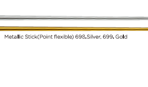 Varilla Chacott Point Flexible Oro/Plata FIG 60 cm